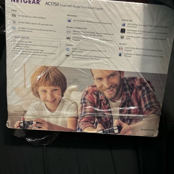 Netgear AC1750 Smart WiFi Router - 802.11 AC Dual Band Gigabit - Black... - Picture 8 of 10